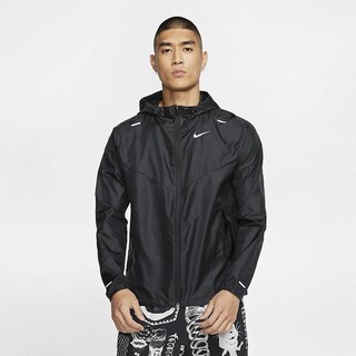 Jachete Nike Windrunner Running Barbati Negrii | PSVB-07284